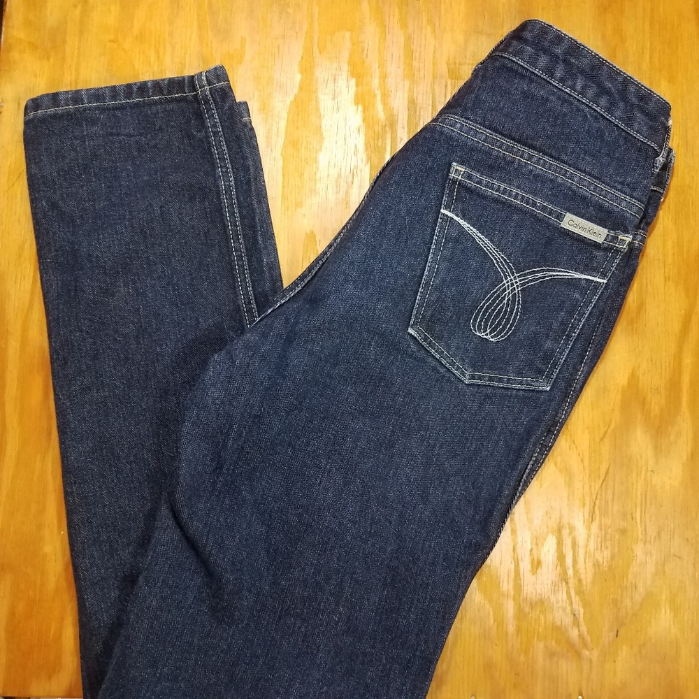 Calvin Klein Vintage jeans High waisted straight